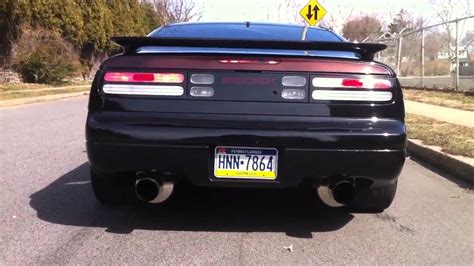 300zx Twin Turbo Greddy Exhaust YouTube