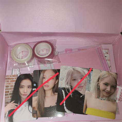 WTS BLACKPINK 6TH ANNIVERSARY DECO KIT PHOTOCARD PC JISOO JENNIE ROSE