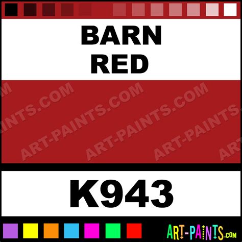 Barn Red Ceramic Ceramic Paints - K943 - Barn Red Paint, Barn Red Color, Kimple Ceramic ...