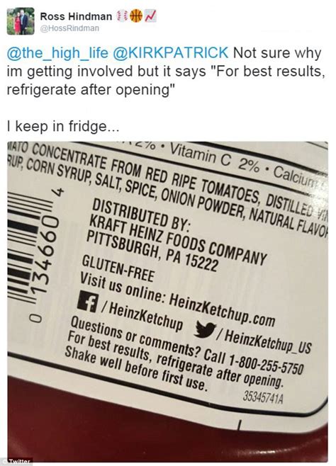 Asda Starts Storing Tomato Ketchup In The Fridge Daily Mail Online