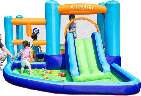 Airmyfun Casa Inflable Para Saltar Castillo Hinchable Para Ni Os Con