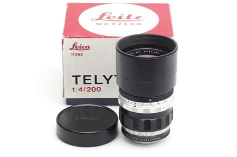 Leitz Leica M39 Telyt 4 200mm 11063 F Visoflex W Box 1719684999 EBay