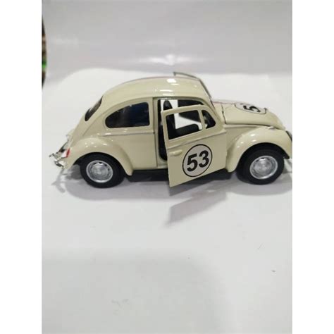 Miniatura Fusca Herbie A Friccao De Metal Cm Shopee Brasil