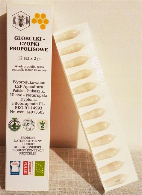 Czopki Apicultura Propolisowe Propolis 12 Szt Eko 13046765008