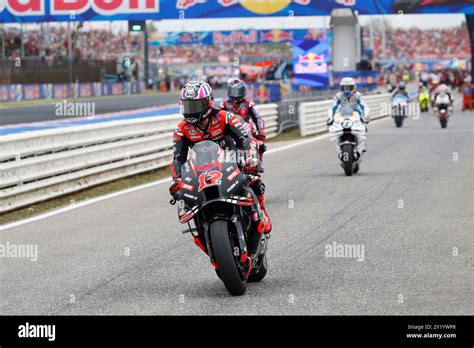 Maverik Vinales Pit Lane Exit For The 2024 Gran Premio Red Bull Di San