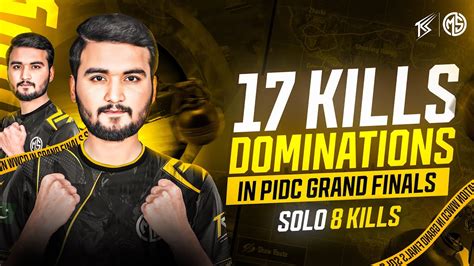 Kills Domination In Pidc Grand Finals Solo Kills Igl Pov