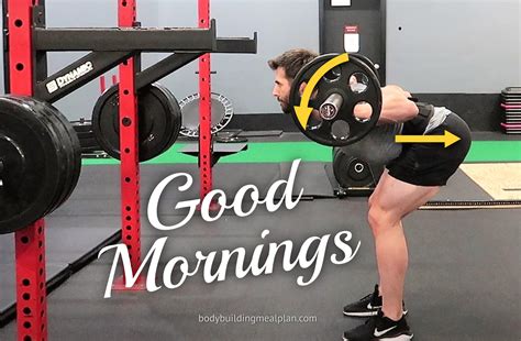 Smith Machine Good Morning Exercise For Bigger Glutes Stronger Hams