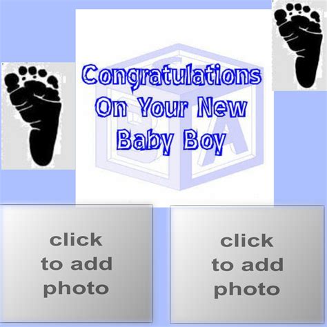 Judy S Babie Frames 2008 August Congratulations Baby Boy Judy