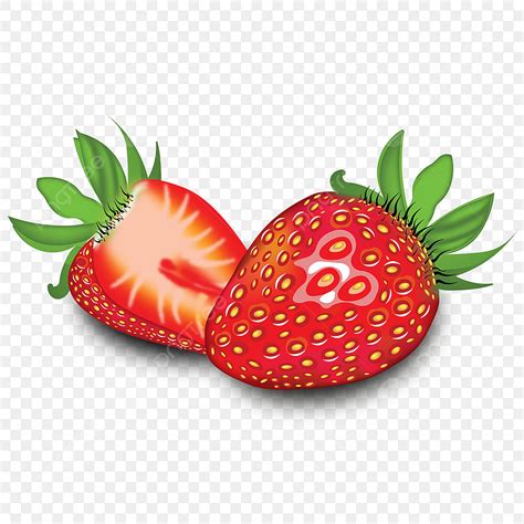 Strawberries Vector Png Images Strawberry Vector Like Real Strawberry