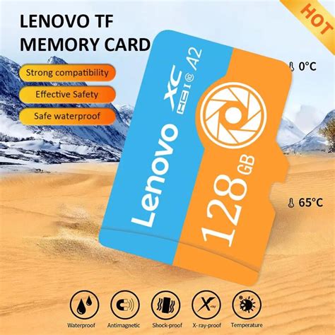 Lenovo High Speed Sd Tf Flash Memory Card 2tb 1tb 512gb 256gb 128gb 64gb Class 10 Waterproof