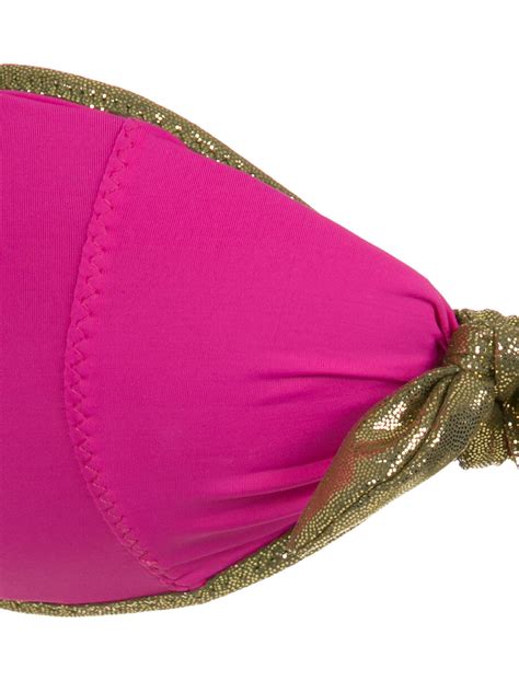 Amir Slama Bandeau Bikini Set Farfetch Lookastic