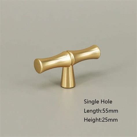 BOUTON DE MEUBLE Single Hole Gold Poignée de meuble européenne en