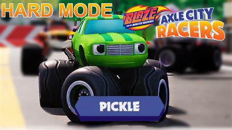 Blaze And The Monster Machines Axle City Racers PICKLE Gameplay