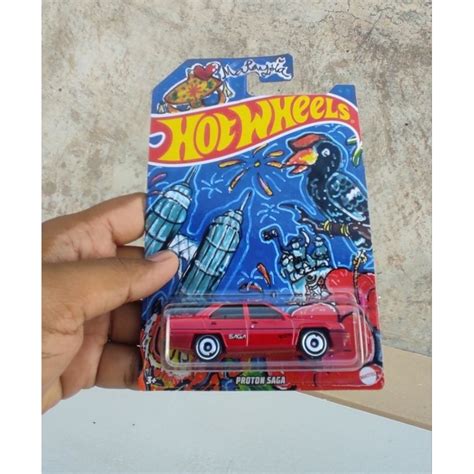 Hot Wheels Proton Saga Special Edition Shopee Malaysia