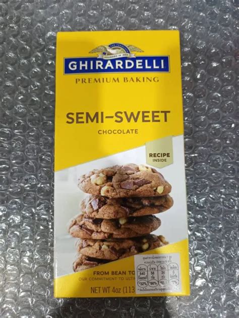 Ghirardelli Premium Semi Sweet Chocolate Baking Bar 113g Sale Price