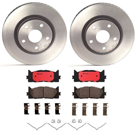 Disc Brake Pad And Rotor Kit Front Mm Ceramic Brembo Np