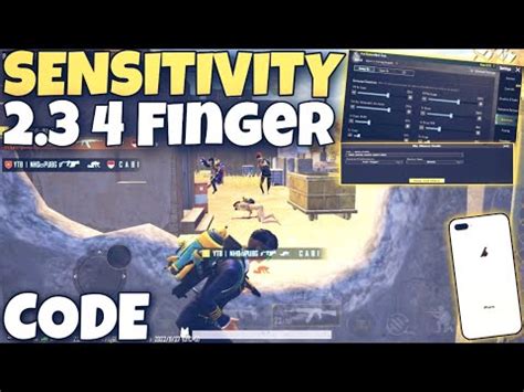2 3 Update IPhone 8 Plus 4 Finger Fastest Player Sensitivity Settings