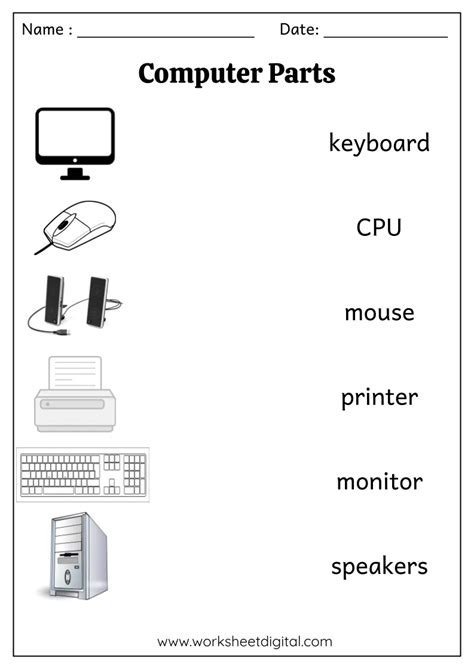 ICT Worksheet Worksheet Digital Worksheets Library