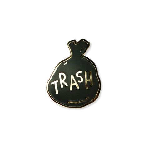 Trash Enamel Pin Etsy Enamel Pins Pin And Patches Enamel Pin Etsy