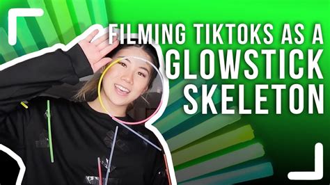 Filming Tiktoks As A Glowstick Skeleton Bts Of Halloween Tiktoks Youtube