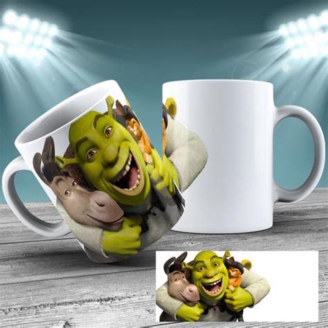 Caneca Shrek De Porcelana Mod 02 TTT Produtos Canecas Magazine