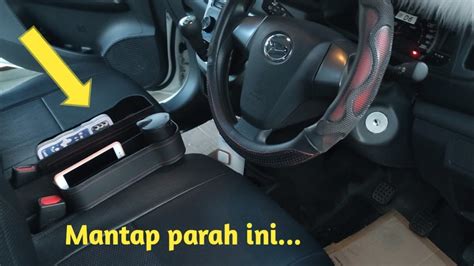 Sigra Pasang Organizer Buat Celah Kursi Mobil Car Set Gap Organizer