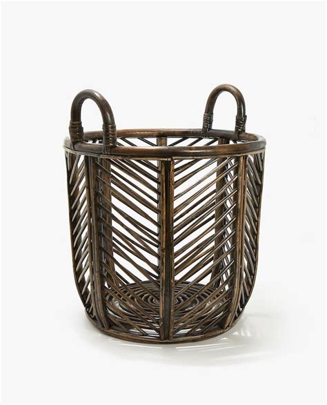 Large Rattan Basket Zara Home Accessories Zara Home Baskets Zara Home