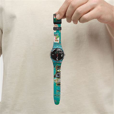 Swatch Ishtar By Jean Michel Basquiat SUOZ356 Hodinky 365 Cz