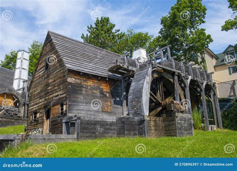 Saugus Iron Works National Historic Site Ma Usa Stock Image Image