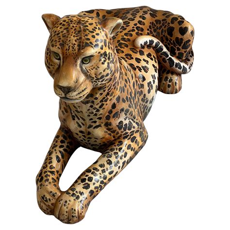 Large Scale Leopard Figure For Sale At 1stdibs Large Leopard Statue