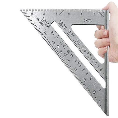 Generic Double Side Scale Triangle Measurement Hand Tool Metal