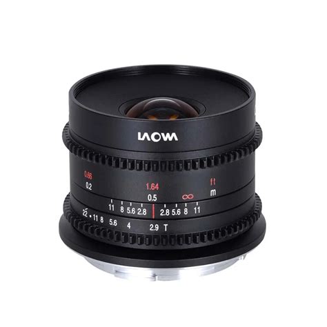 Venus Optics Laowa 9mm T2 9 Zero D Cine Lens