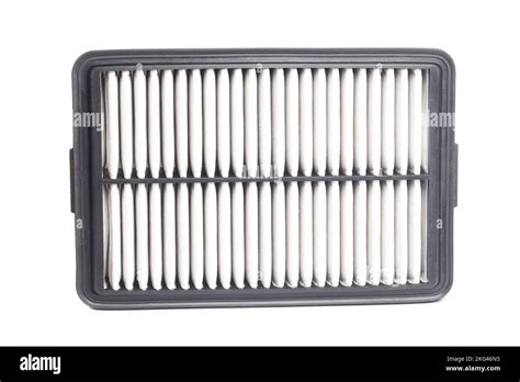 Cabin Car Carbon Used Filter Isolated On White Background Stock Photo