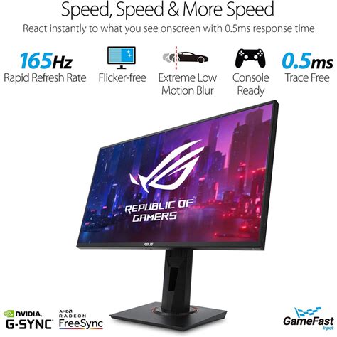 Buy Asus Vg258qr 245 Inch 165hz G Sync Gaming Monitor