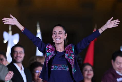 Claudia Sheinbaum Elected To Be Mexicos First Woman President