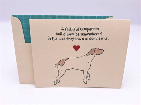 Pet Loss Sympathy Card Dog Loss Card Personalized Pet Sympathy Dog