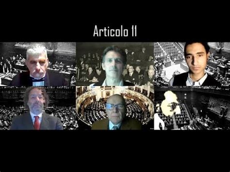 Articolo 11 L Italia Ripudia La Guerra YouTube