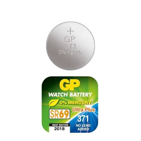 Gp Batteries Piles Bouton Oxyde D Argent 371f Sc1 Sr920sw