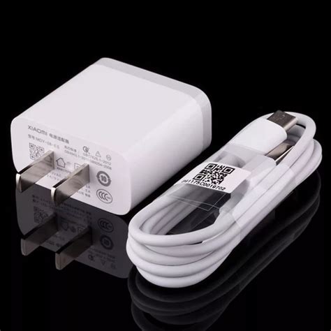 Cargador Original Xiaomi 18w Carga Rápida Cable Tipo C Meses Sin