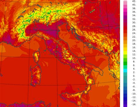 Le Temperature Massime Di Oggi C A Frosinone C A Firenze