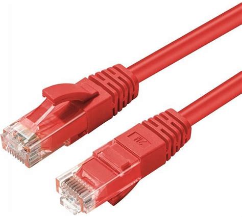 Patchcord Cat6a U UTP CU LZSH AWG26 Czerwony 1m Opinie I Ceny Na Ceneo Pl