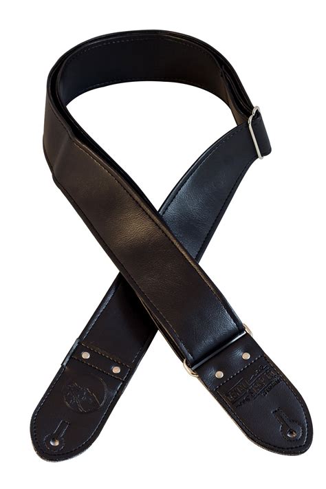 Classic All Black Guitar Strap Denali Strap Co