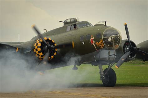 Boeing B 17g Flying Fortress Sally B One Of Forts Which Played Memphis Belle In Film Of