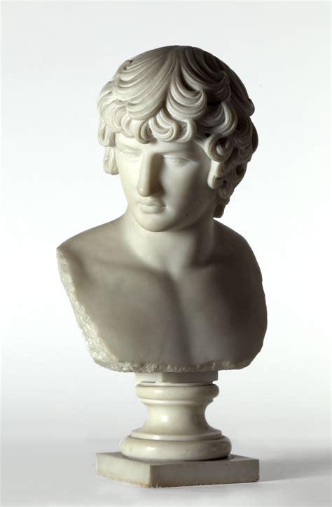 Scultura Neoclassica Antinoo Xix Sec Marmo Di Carrara Pragma Arte