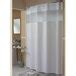 Hookless HBH52H101X White Mini Waffle Shower Curtain With Ring