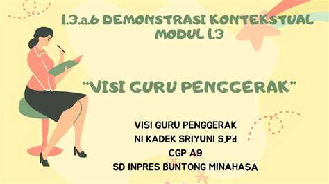 1 3 A 6 DEMONSTRASI KONTEKSTUAL MODUL 1 3 VISI GURU PENGGERAK NI KADEK