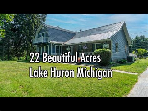 Beautiful 20 Acre Lot With Home Lake Huron Deckerville Michigan 4831