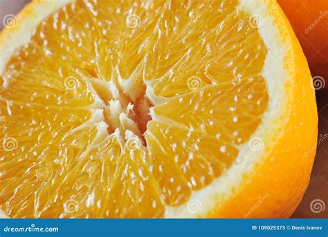 Fresh Juicy Orange Cut In Half Stock Image Image Of Summer Juicy