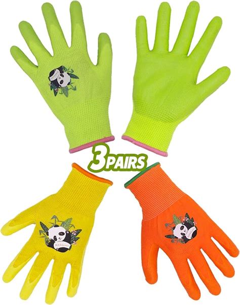 Handlandy Kids Gardening Gloves For Age 2 13 Latex Free 3