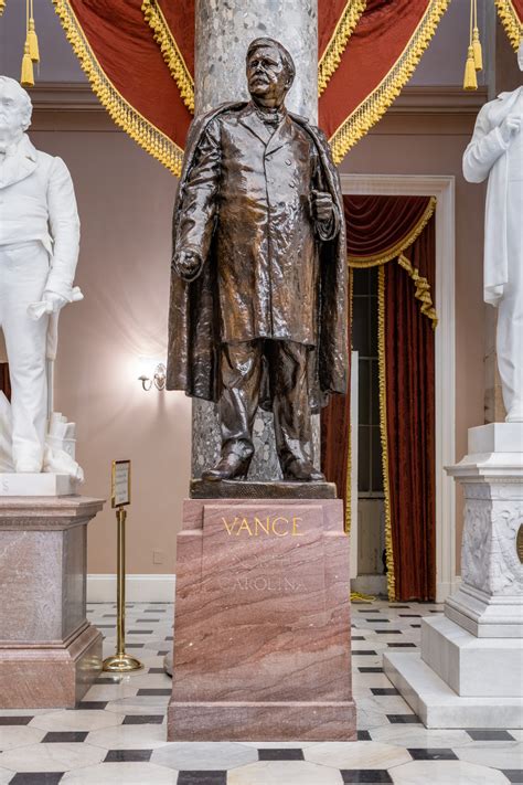 Zebulon Vance Statue U S Capitol For North Carolina Aoc